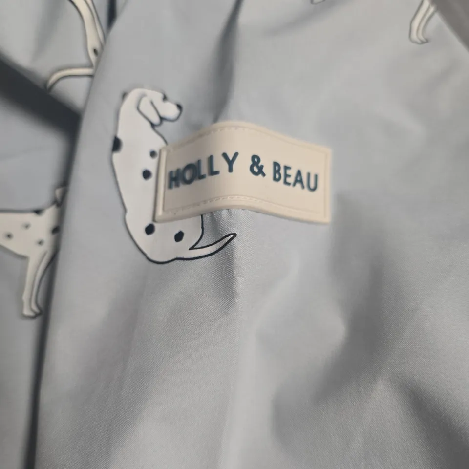 HOLLY & BEAU DALMATIAN RAINCOAT – KIDS' COLOUR CHANGING RAINCOAT, AGE 7-8