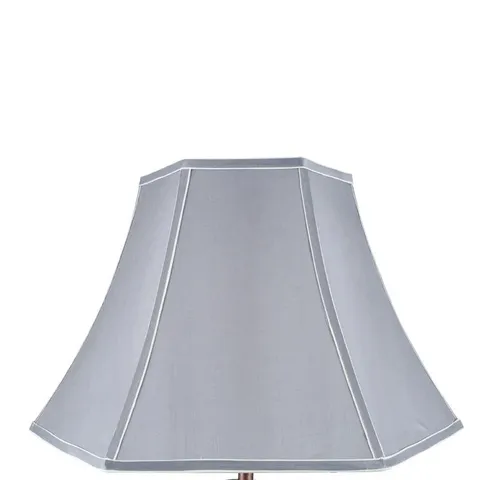 BOXED ERVINE 36.5CM H SILK BELL LAMP SHADE