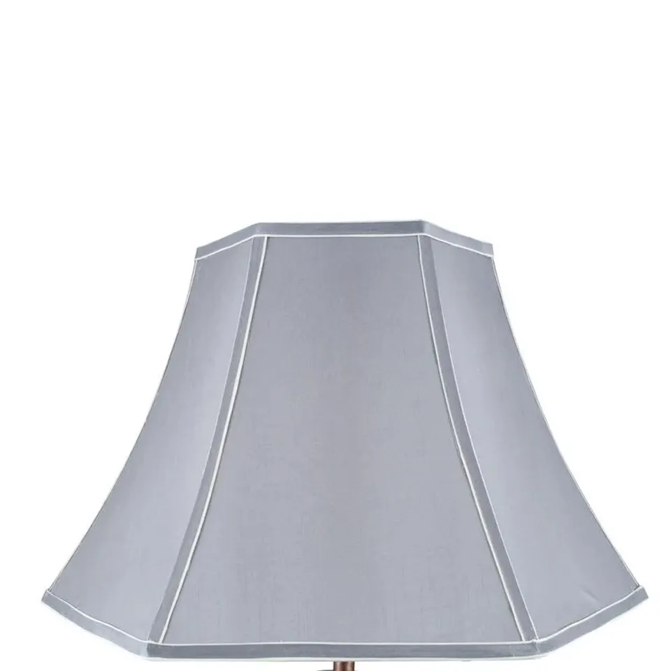 BOXED ERVINE 36.5CM H SILK BELL LAMP SHADE 