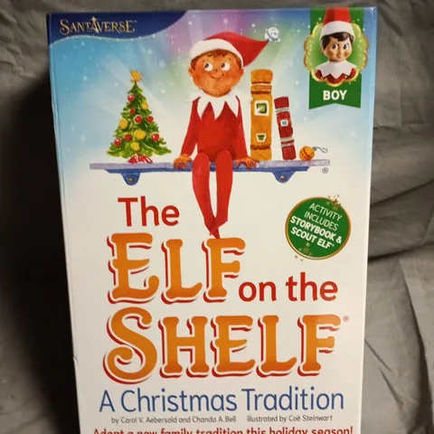 THE ELF ON THE SHELF: A CHRISTMAS TRADITION – SCOUT ELF WITH BOOK SET