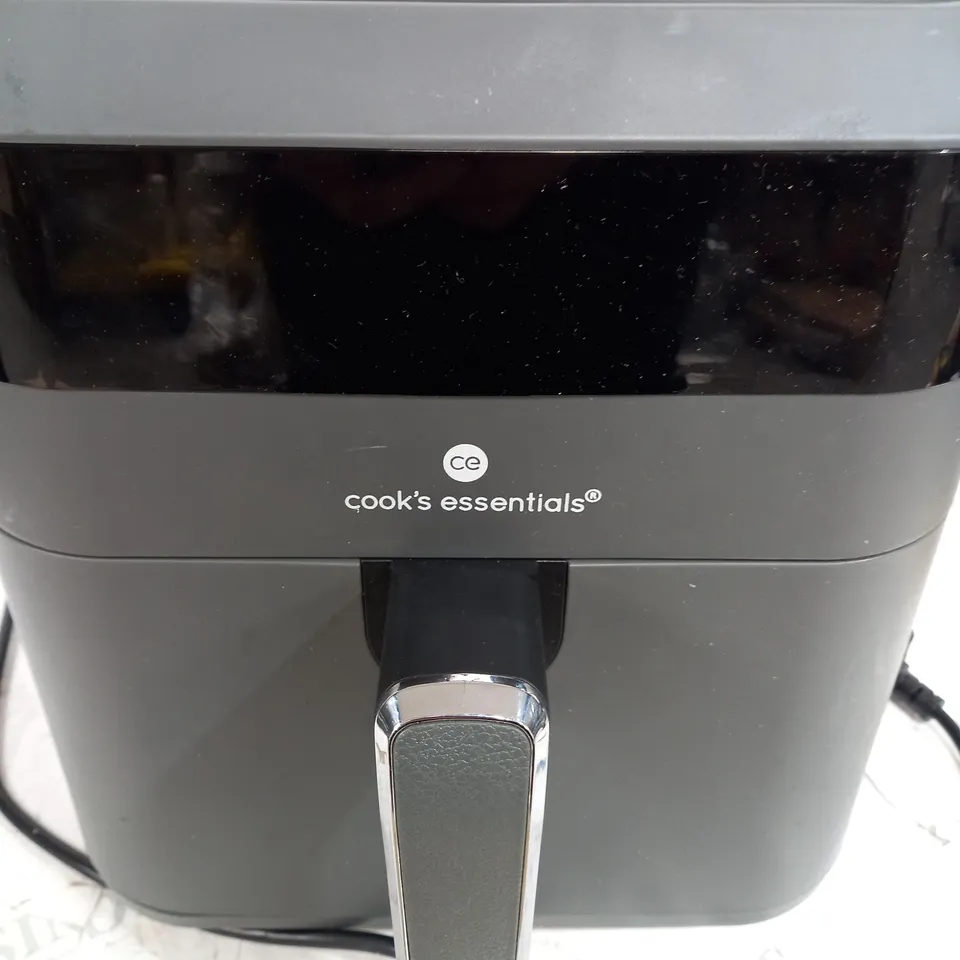COOK'S ESSENTIALS 5.8L AIR FRYER IN SLATE GREY