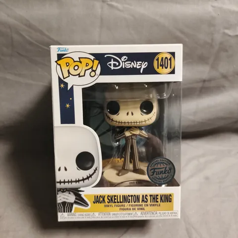 FUNKO POP! DISNEY JACK SKELLINGTON AS THE KING – BOXED NO. 1401, SPECIAL EDITION