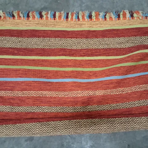 BRAND NEW PACO KILIM RUG IN TERRACOTTA - 160X220CM