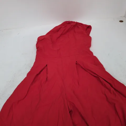 NOBODY'S CHILD SANARIA JUMPSUIT – UK 10 (RED)