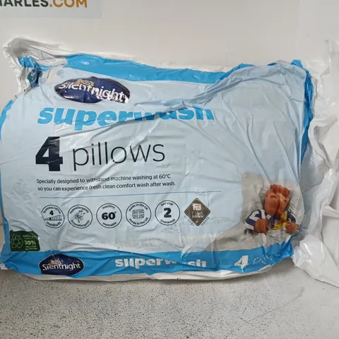 SILENTNIGHT SUPERWASH 4 PILLOWS