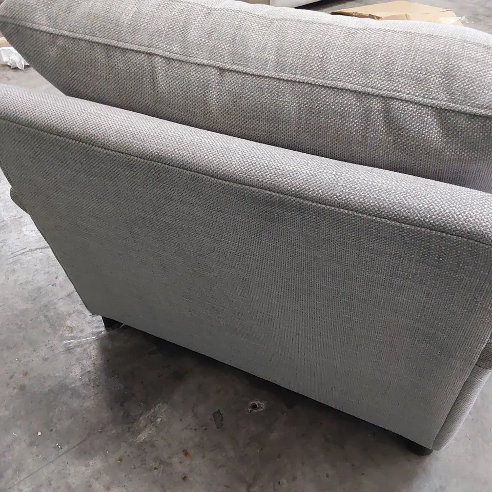 QUALITY BRITISH MADE LOUNGE Co EASY CHAIR GREY FABRIC 