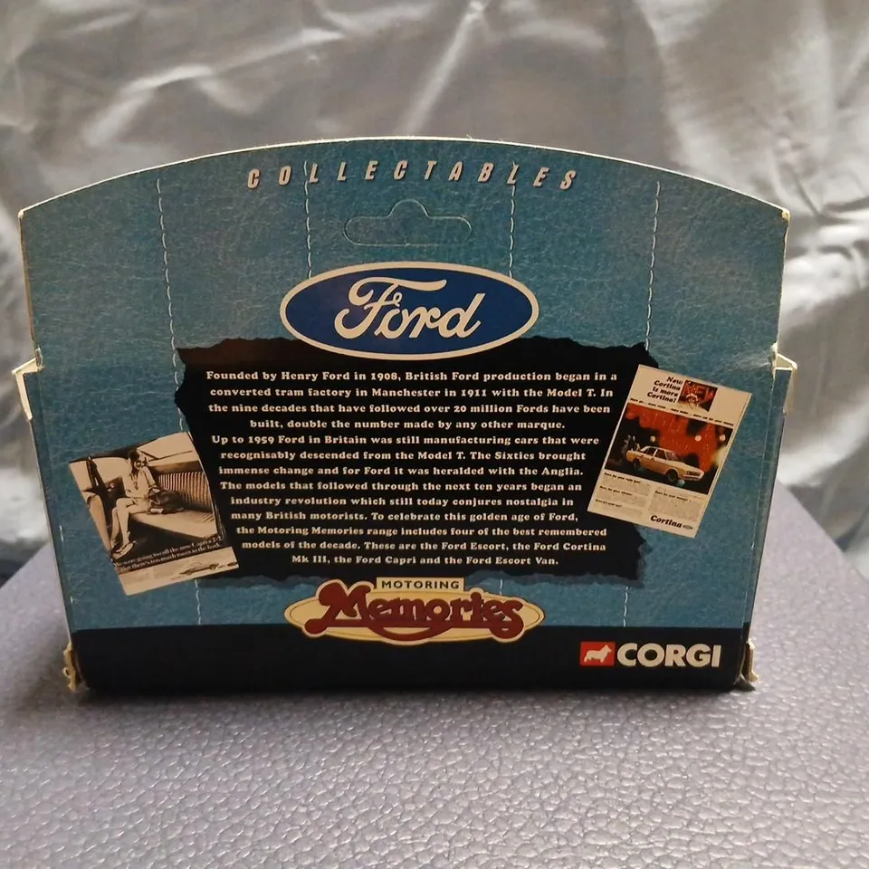CORGI FORD MOTORING MEMORIES COLLECTABLES DIE-CAST CAR – RED