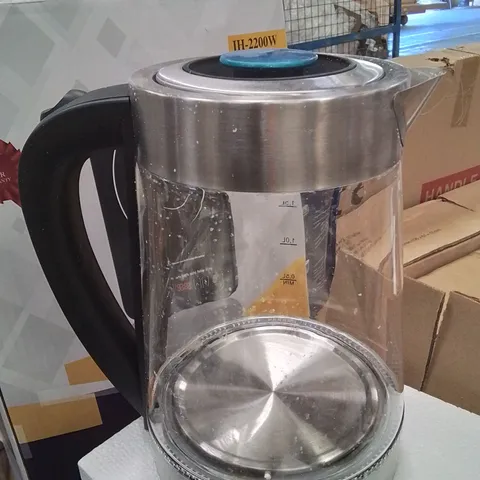 BOXED GLASS KETTLE
