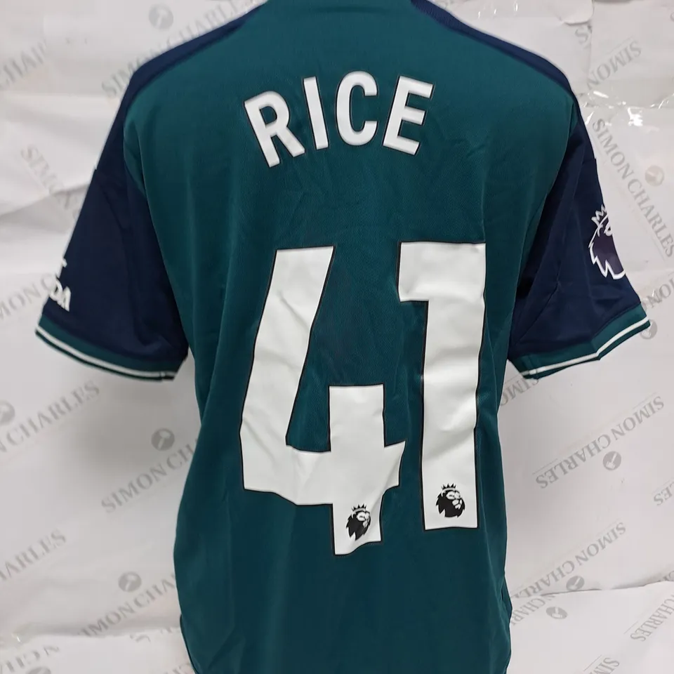 ARSENAL THIRD KIT JERSEY - DECLAN RICE 41