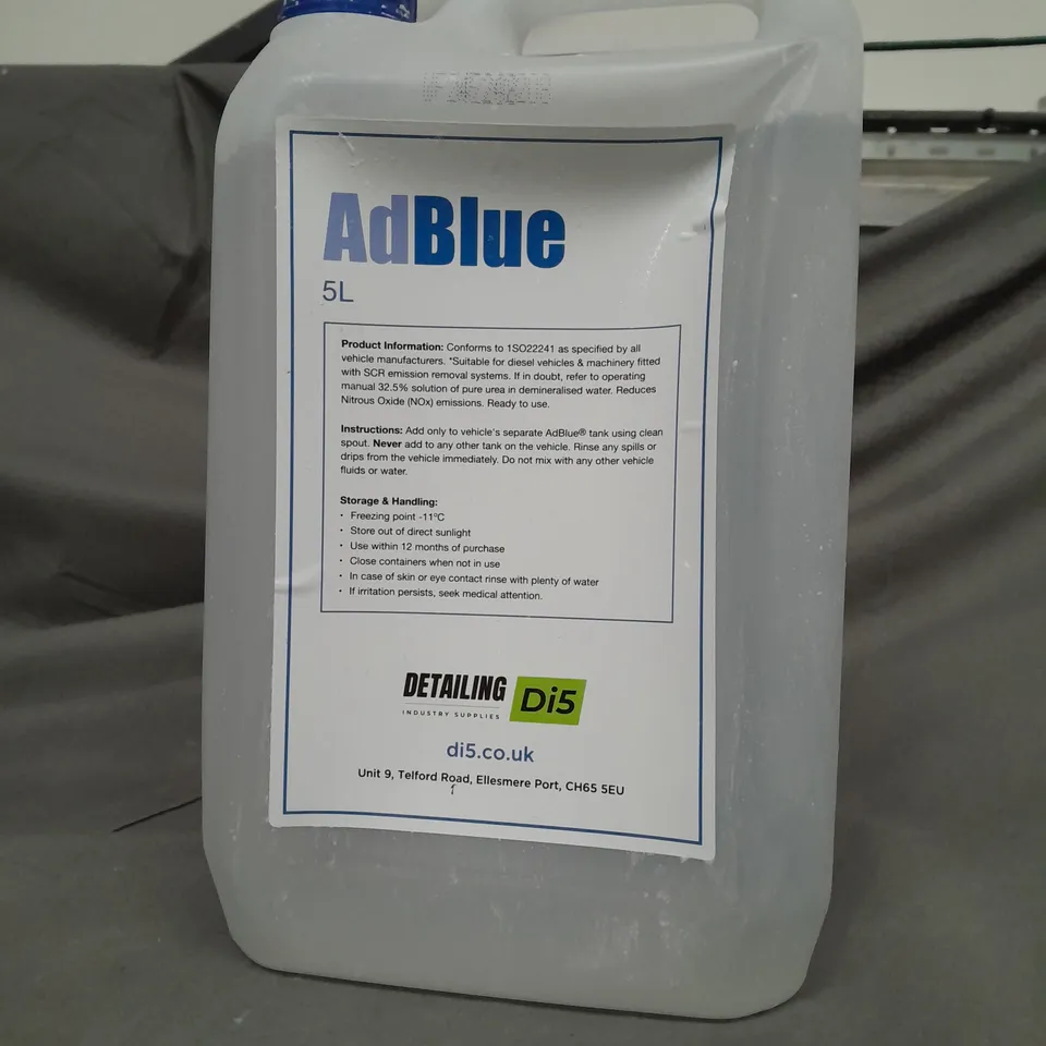 5L OF AD BLUE / COLLECTION ONLY 