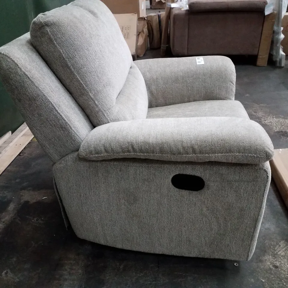 NEVADA MANUAL RECLINER ARMCHAIR - LARGO FABRIC