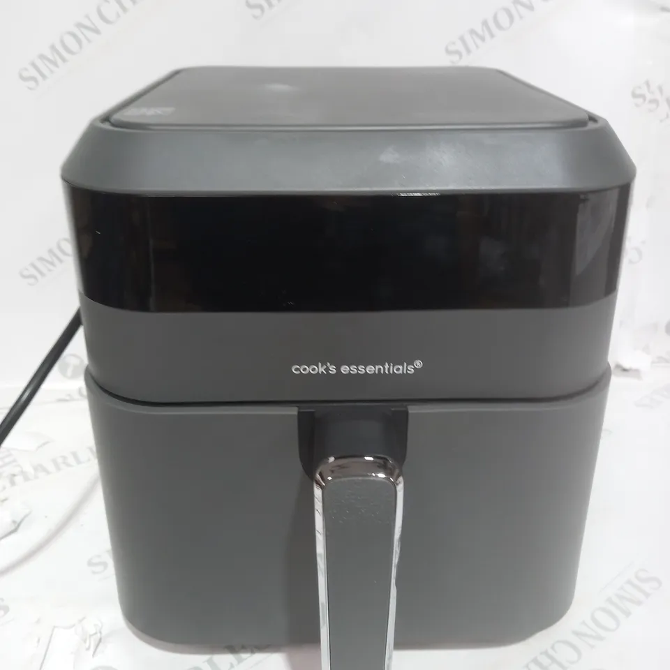 COOK'S ESSENTIALS 5.8L AIR FRYER IN SLATE GREY