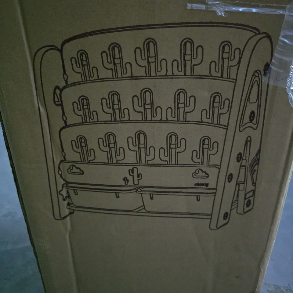 MLOONG CHILDRENS CACTUS BOOKSHELF IN WHITE - COLLECTION ONLY