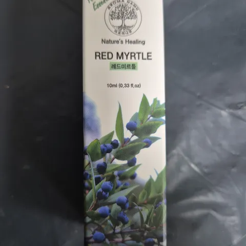 BOX OF APPROXIMATELY 50 NATURE'S HEALING ESSENTIAL OIL - RED MYRTLE (10ML)
