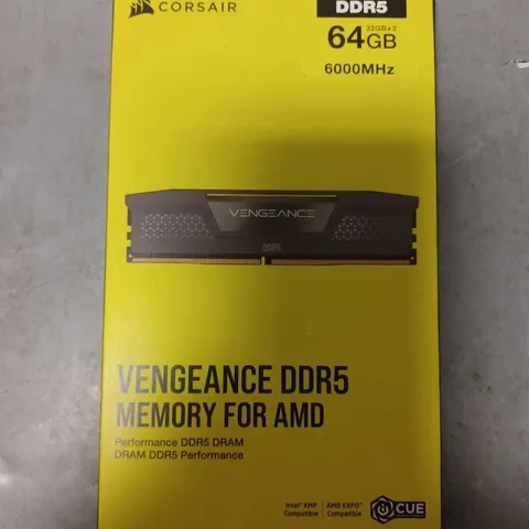 BOXED CORSAIR VENGEANCE DDR5 64GB (2X32GB)