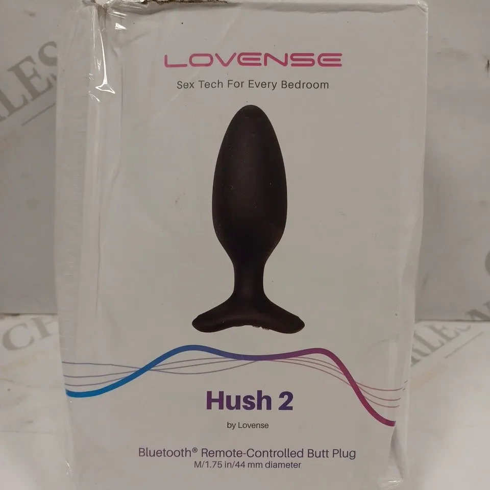 BOXED LOVENSE HUSH 2 BLUETOOTH REMOTE-CONTROLLED BUTT PLUG 