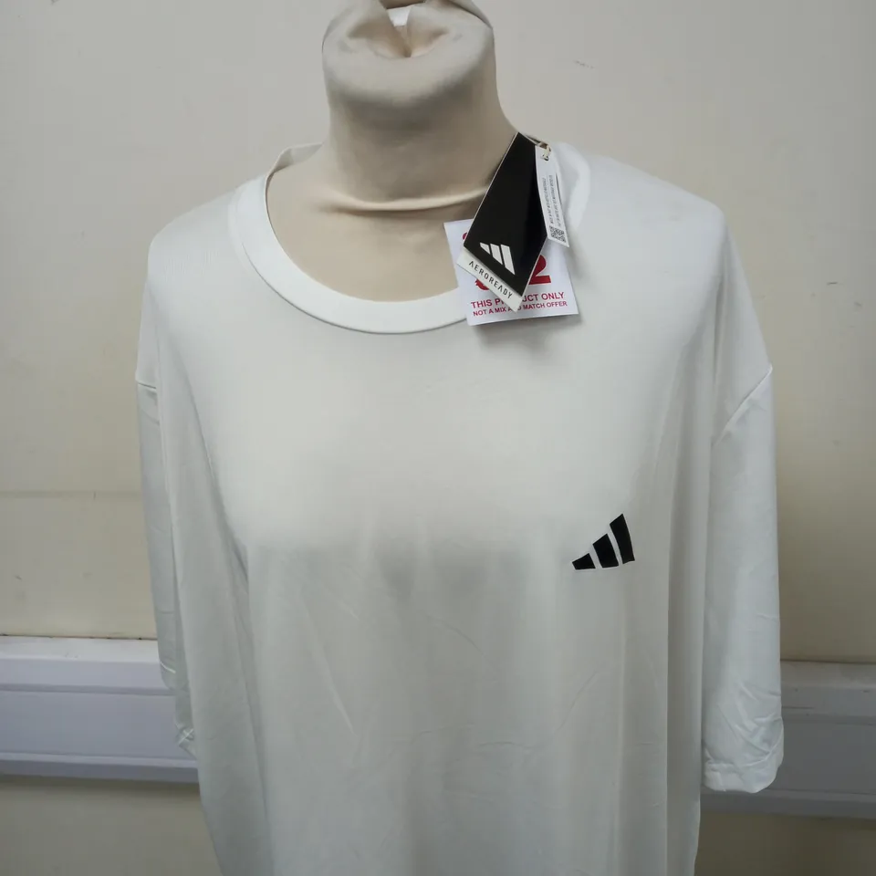 ADIDAS LOGO CASUAL T-SHIRT SIZE XXL