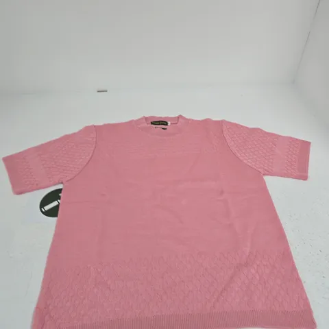 SUGAR CRISP PINK KNIT JUMPER β SIZE L