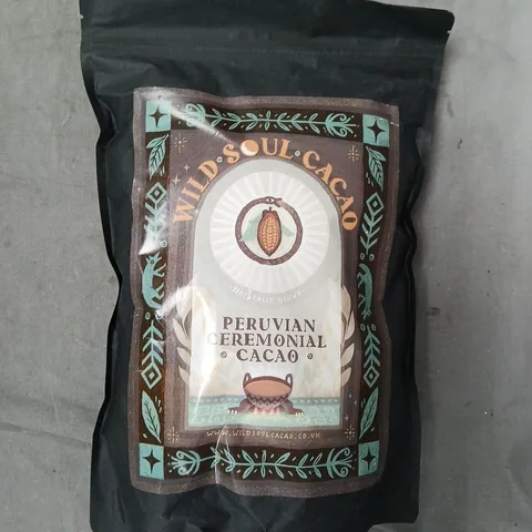 WILD SOUL CACAO PERUVIAN CEREMONIAL CACAO 1KG BAG