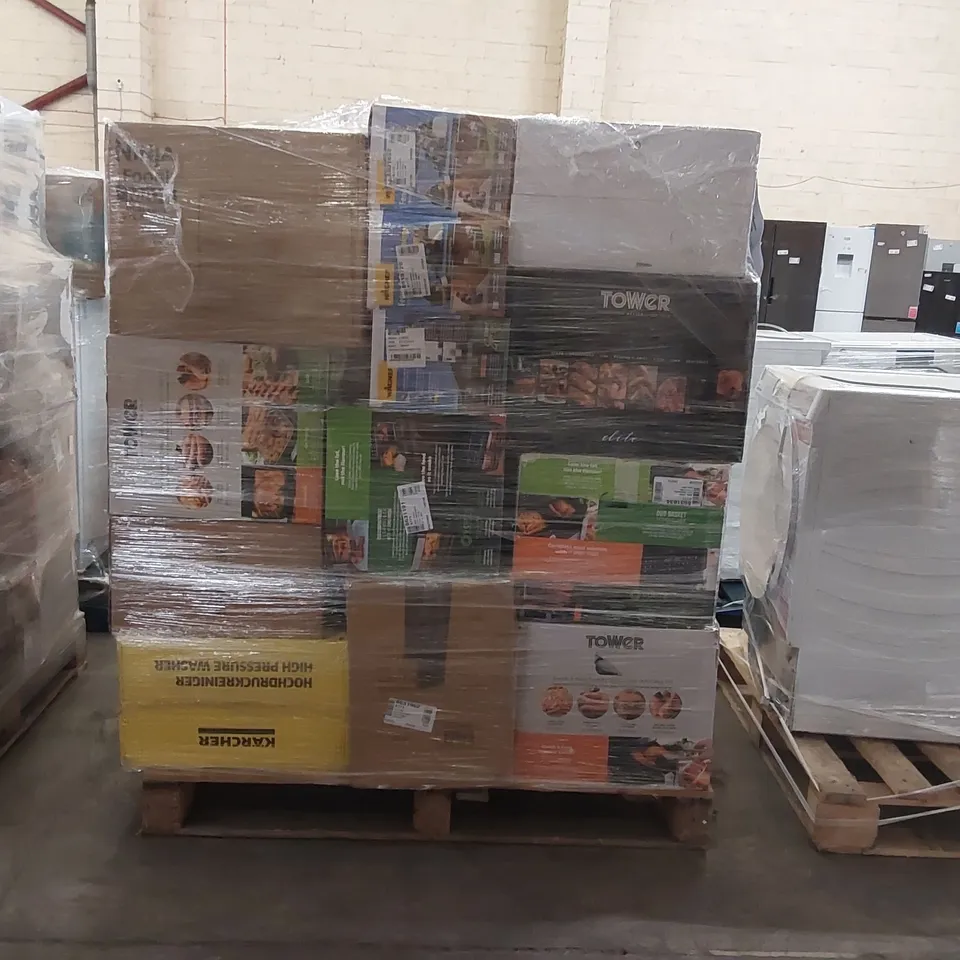 PALLET OF APPROXIMATELY 52 UNPROCESSED RAW RETURN HOUSEHOLD AND ELECTRICAL GOODS TO INCLUDE;