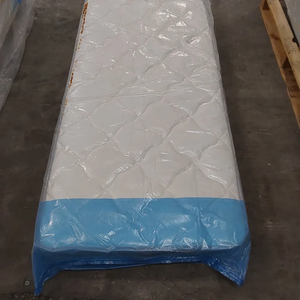 BAGGED DESIGNER SINGLE 90cm AIRSPRUNG LUXURY QUILTED MEDIUM MATTRESS RRP £251.1