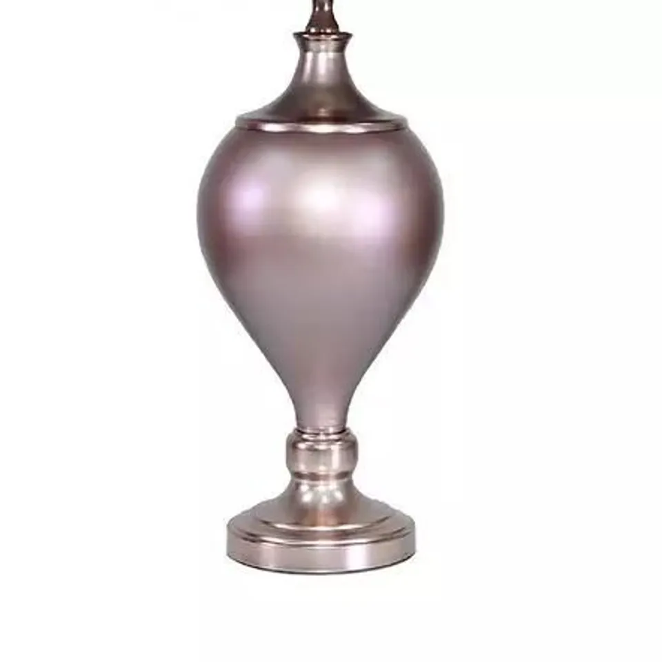 BOXED HOUSE ADDITIONS REGAL ROSE PINK GOLD MATTE  TABLE LAMP 58CM  BASE ONLY