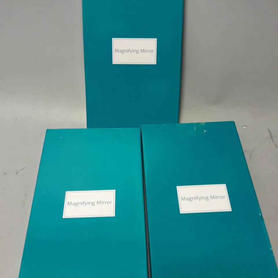 3 BOXED MAGNIFYING MIRRORS