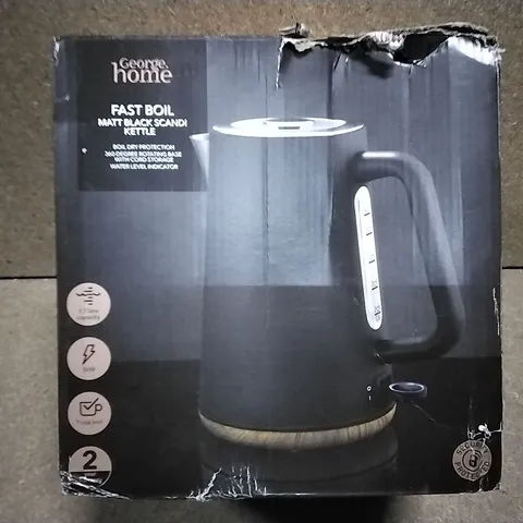 BOXED FAST BOIL MATT BLACK SCANDI KETTLE