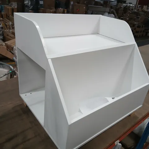 FLUELLEN 60CM KIDS BOOK CADDY IN WHITE