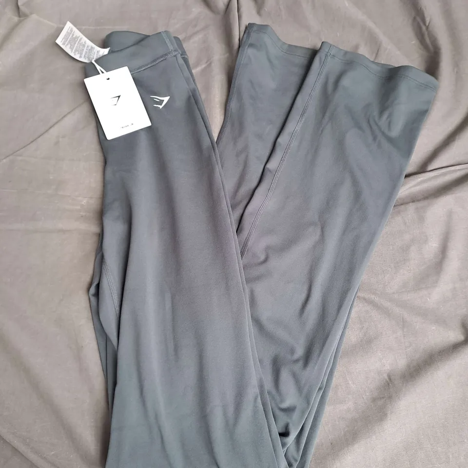 GYMSHARK EVERYDAY FLARE LEGGING IN DARK TEAL SIZE XXS
