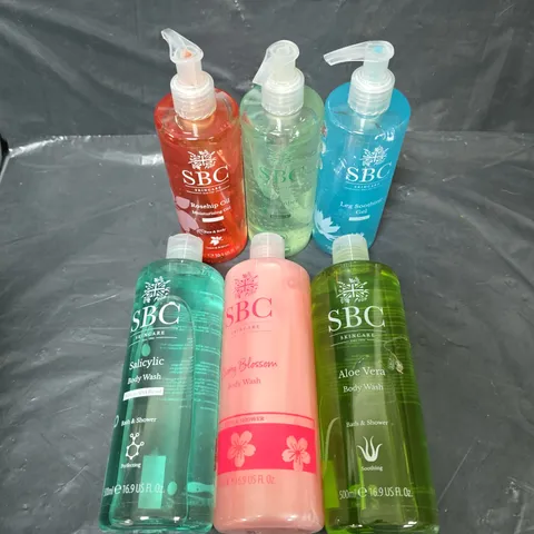 6 X ASSORTED SBC BEAUTY PRODUCTS