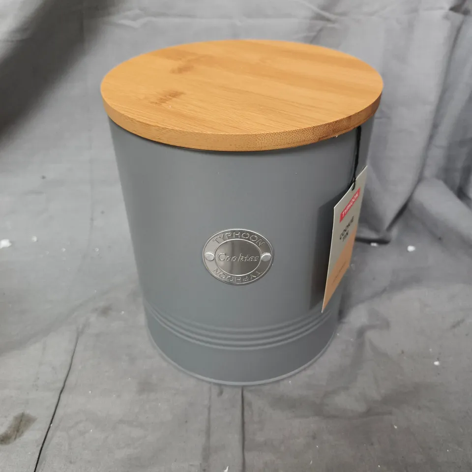 TYPHOON COOKIE TIN IN GREY