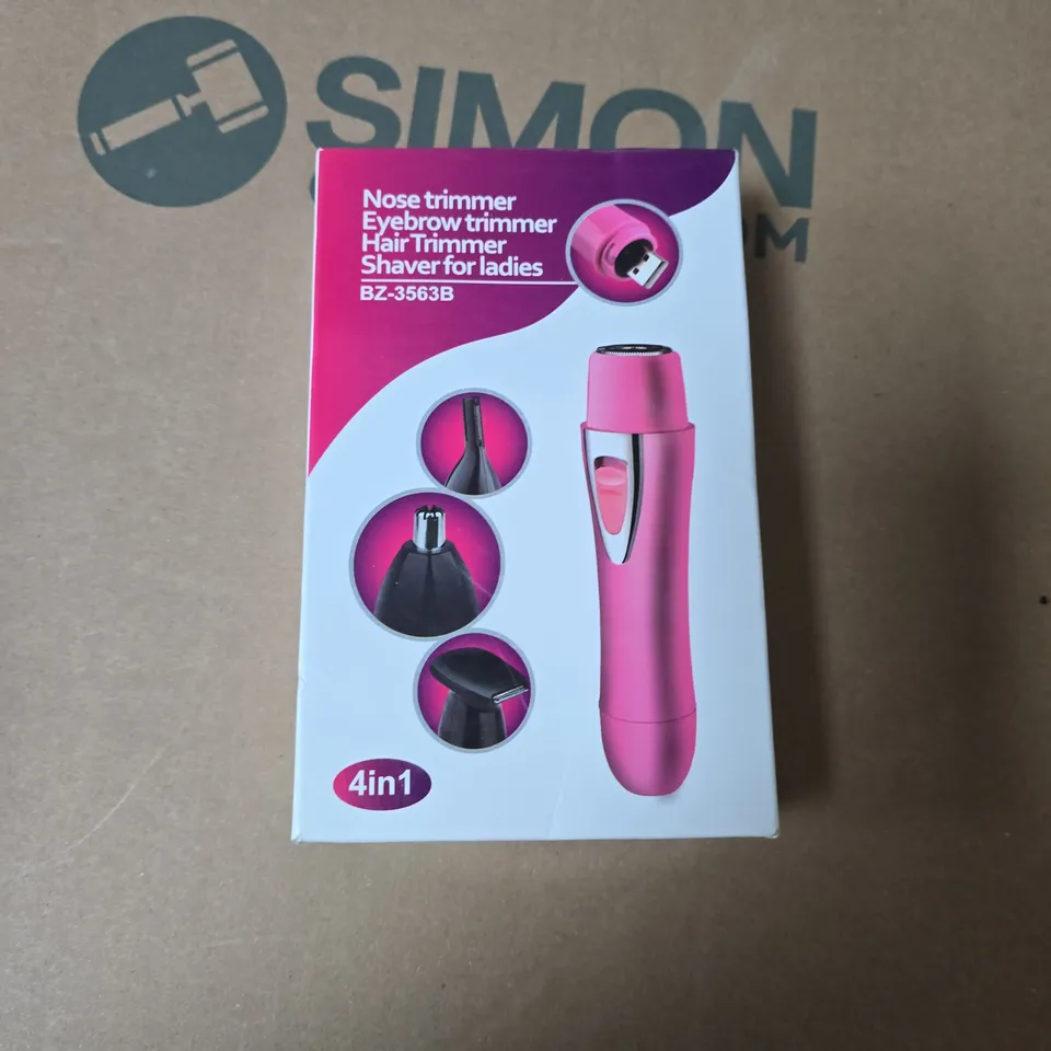 BOX OF APPROXIMATELY 25 ASSORTED ITEMS INCLUDING HAIR STRAIGHTENER SHAVER FOR LADIES AND MONOPOD SELFIE STICK 