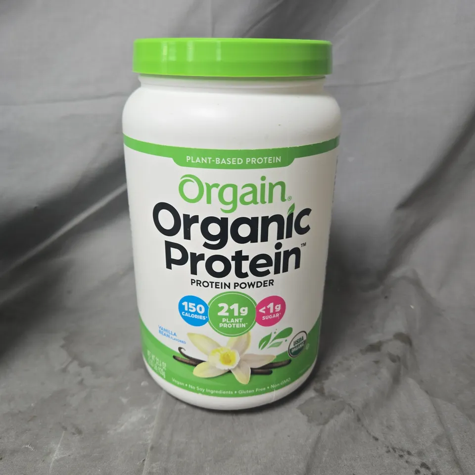 ORGAIN ORGANIC PROTEIN PLANT-BASED PROTEIN POWDER – VANILLA BEAN