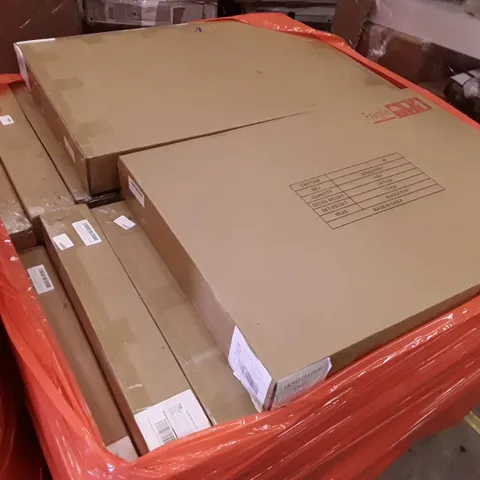 PALLET OF APPROXIMATELY 26 BOXES BATHROOM CABINETS