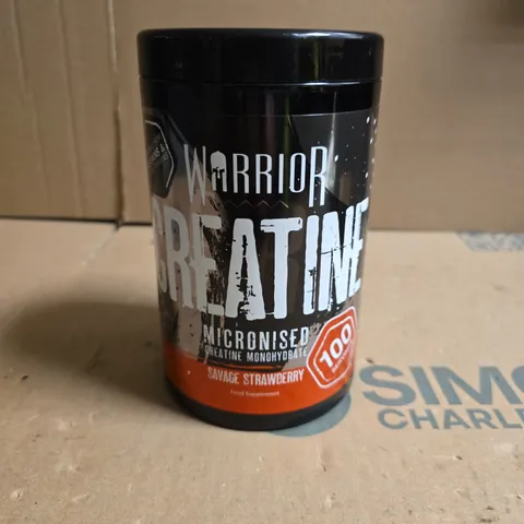 WARRIOR BRAIN MICRONISED CREATINE MONOHYDRATE – SAVAGE STRAWBERRY 500G