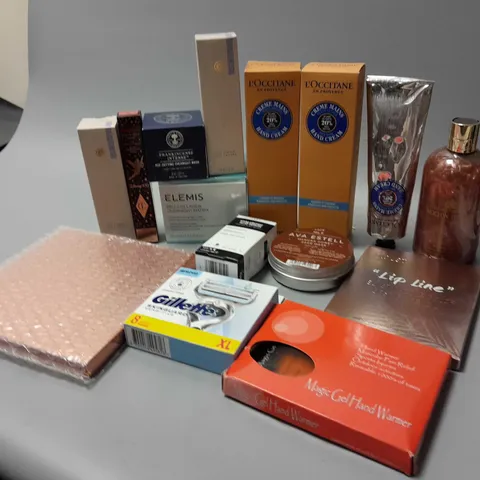 LOT OF BEAUTY ITEMS TO INCLUDE ELEMIS PRO COLLAGEN OVERNIGHT MATRIX, ETC