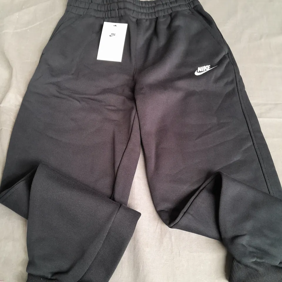 NIKE KIDS BLACK JOGGERS - L