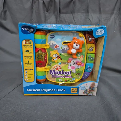 VTECH BABY - MUSICAL RHYMES BOOK - 3-24 MONTHS