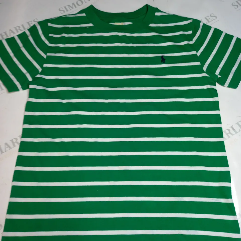 POLO RALPH LAUREN STRIPE T-SHIRT SIZE 7