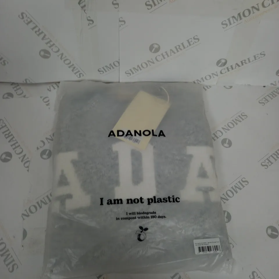 BAGGED ADANOLA OVERSIZED KNIT SWEATSHIRT SIZE M