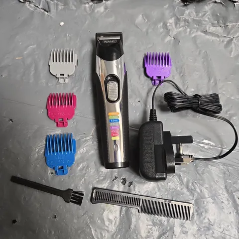 WAHL HAIR CLIPPER KIT WITH ATTACHMENTS AND UK POWER ADAPTER