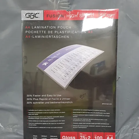 GBC FUSION HIGH SPEED LAMINATION POUCHES (PACK OF 100)