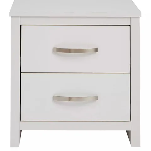 BOXED ELY 2 DRAWER BEDSIDE - COLLECTION ONLY
