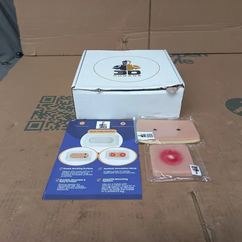 3D HUMANS ASSORTED LIFELIKE MEDICAL TRAINING PADS BOXED
