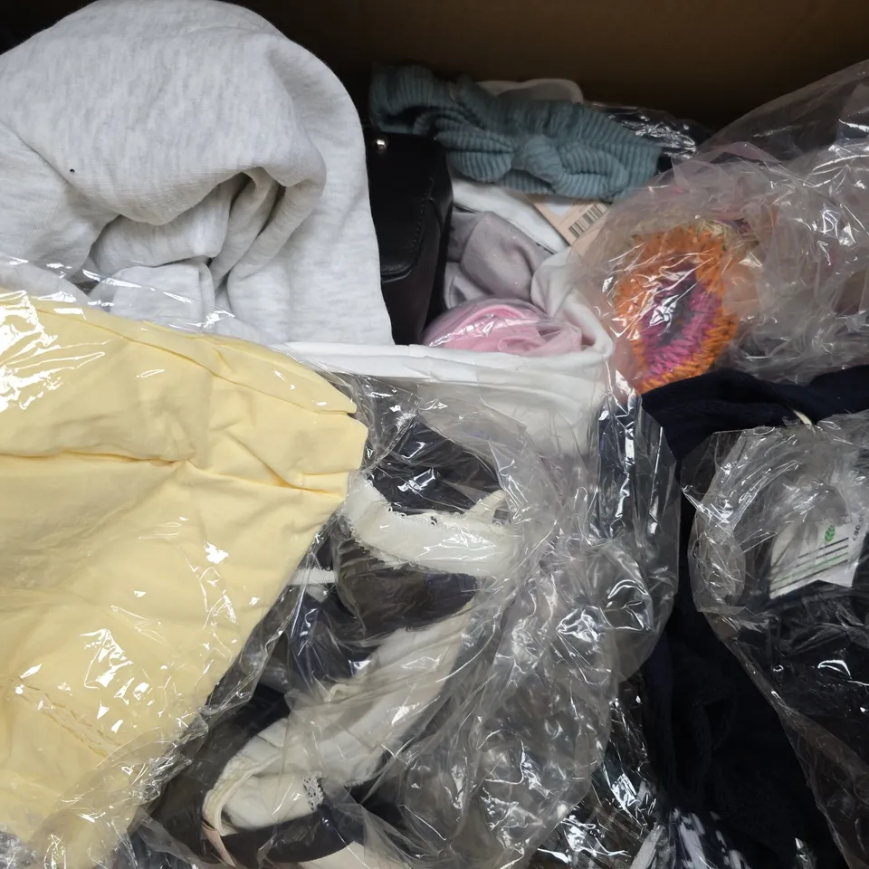 APPROXIMATELY 20 ASSORTED CLOTHING AND FASHION PRODUCTS IN VARIOUS STYLES AND SIZES - COLLECTION ONLY