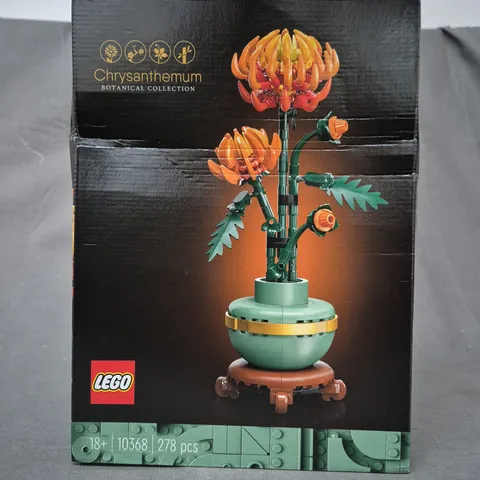 BOXED LEGO CHRYSANTHEMUM BOTANICAL COLLECTION - 10368