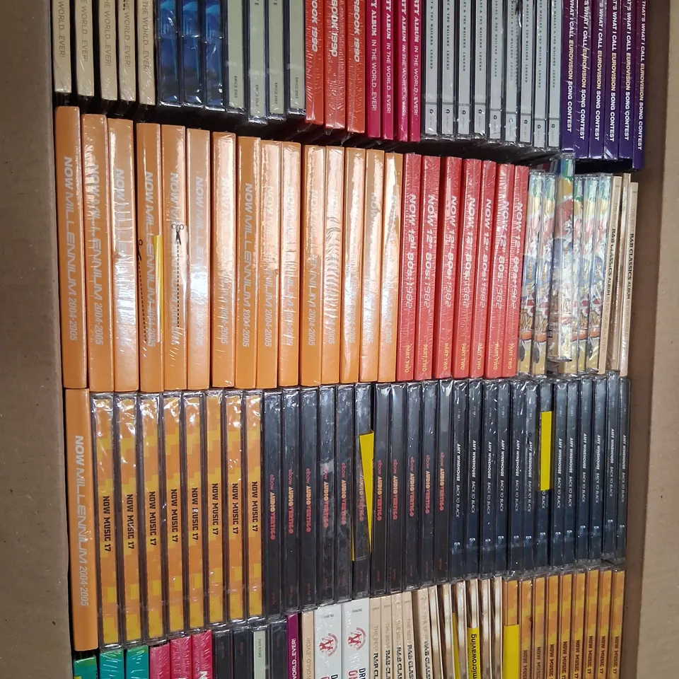 APPROXIMATELY 100 BRAND NEW CDS TO INCLUDE;