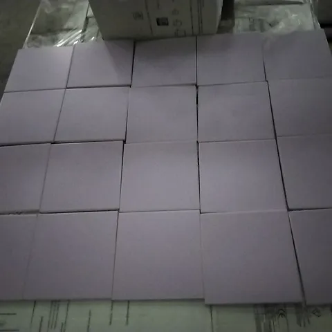 PALLET OF APPROXIMATELY 72 PACKS OF 44 BRAND NEW MAT VIOLET ASTUCE COLLECTION MAISON TILES- EACH PACK COVERS APPROXIMATELY 1M² (TOTAL APPROX. 72 Sq.Metres)