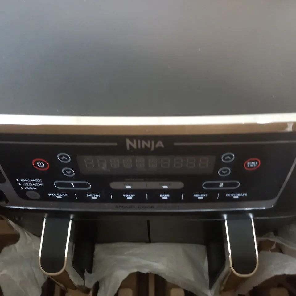 BOXED NINJA FOODI MAX 9.5L DUAL ZONE AIRFRYER AF451UK